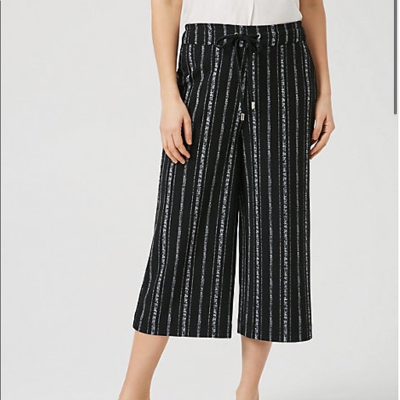 Stripe wide legs pants - Picture 1 of 3